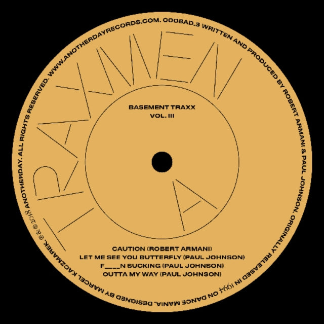 TRAXMEN | BASEMENT TRAXX VOL. III | 12IN VINYL