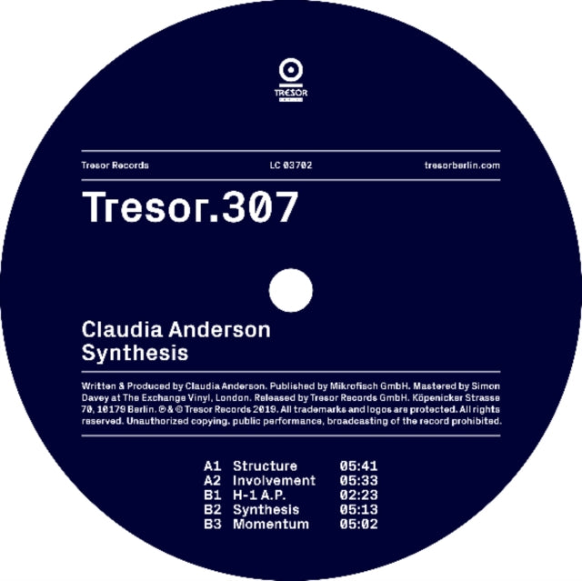 ANDERSON, CLAUDIA | SYNTHESIS | 12IN VINYL