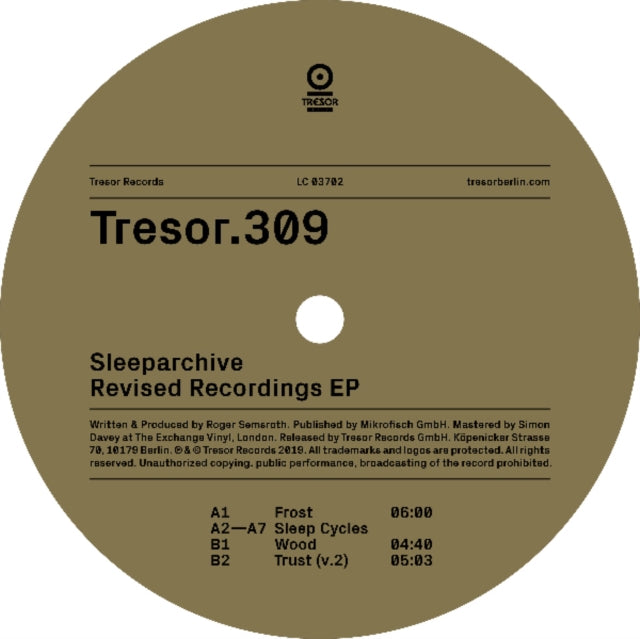 SLEEPARCHIVE | REVISED RECORDINGS EP | 12IN VINYL
