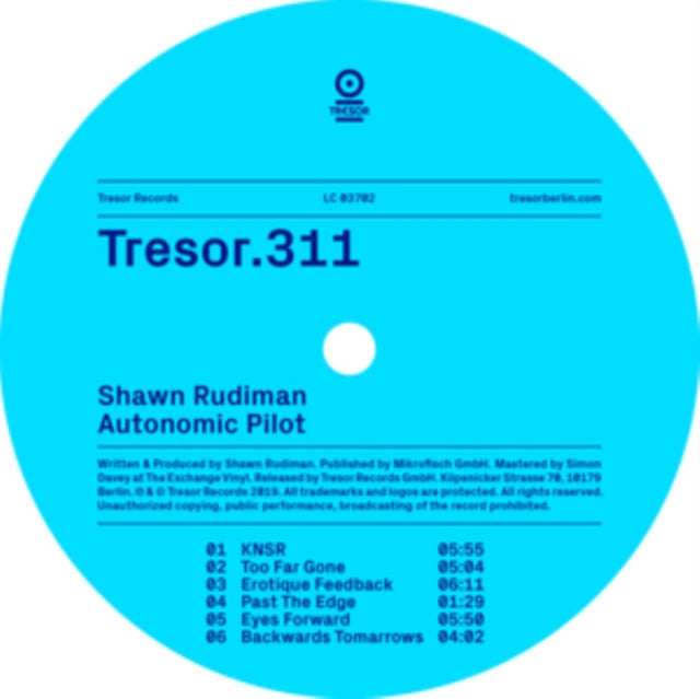 RUDIMAN, SHAWN | AUTONOMIC PILOT | 12IN VINYL