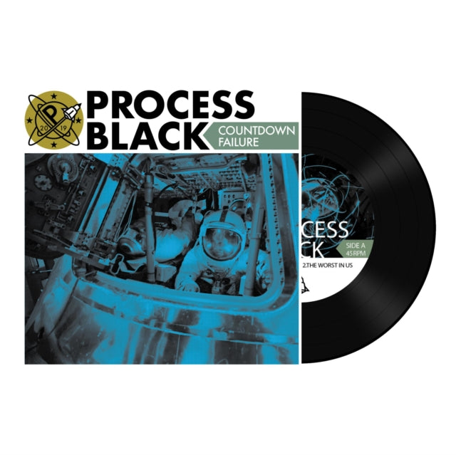 PROCESS BLACK | COUNTDOWN FAILURE | 7IN VINYL