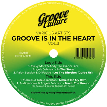GROOVE IS IN THE HEART VOL. 3 | 12IN VINYL