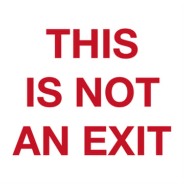 THIS IS NOT AN EXIT (TRANSLUCENT BLOOD RED VINYL) | VINYL RECORD (LP)