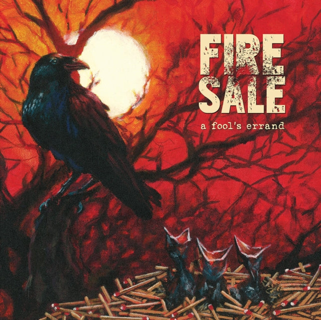FIRE SALE | FOOL'S ERRAND (WHITE WITH RED & YELLOW SPLATTER) | 7IN VINYL