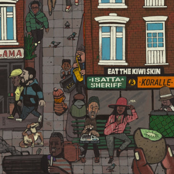 SHERIFF, ISATTA & KORALLE | EAT THE KIWI SKIN | VINYL RECORD (LP)