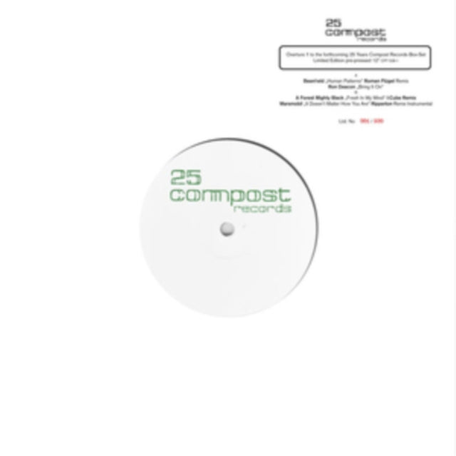 VARIOUS ARTISTS | 25 COMPOST RECORDS - OVERTURE 1 | 12IN VINYL