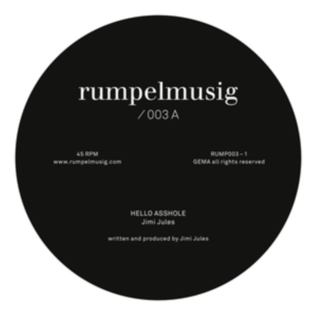 JIMI JULES / KALABRESE | HELLO ASSHOLE/KAFI LIED | 12IN VINYL