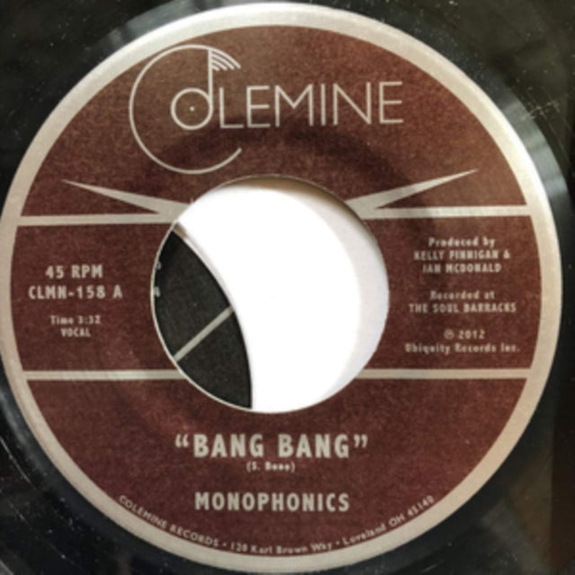 MONOPHONICS | BANG BANG / THINKING BLACK | 7IN VINYL