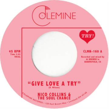 COLLINS, NICO & THE SOUL CHANCE | GIVE LOVE A TRY | 7IN VINYL