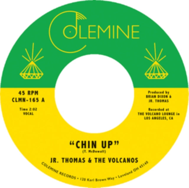JR. THOMAS & THE VOLCANOS | CHIN UP / SPELLBOUND | 7IN VINYL