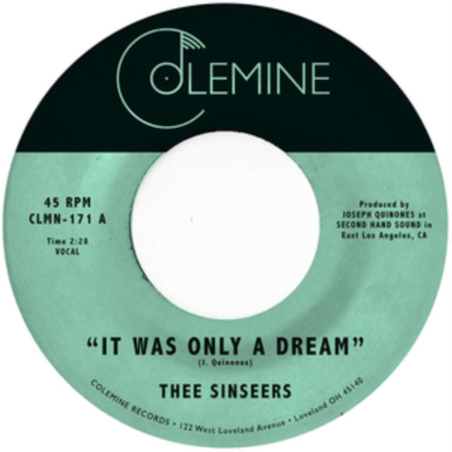 THEE SINSEERS | IT WAS ONLY A DREAM | 7IN VINYL