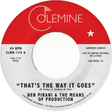 PIRANI, BEN | THAT'S THE WAY IT GOES | 7IN VINYL