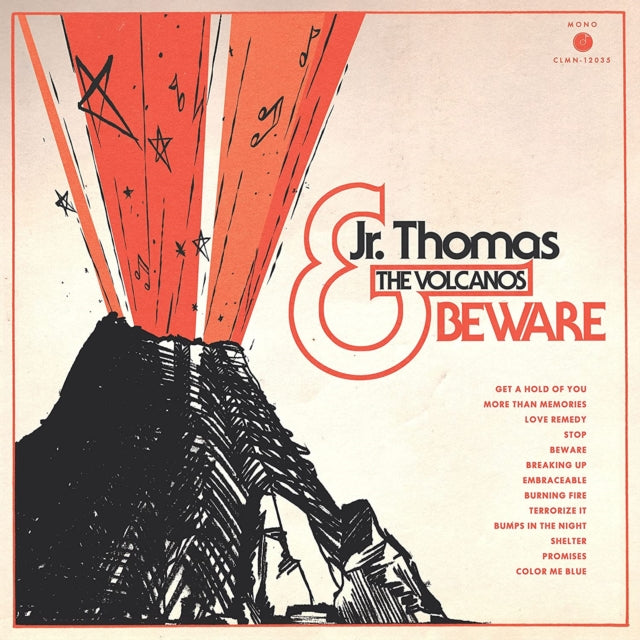 JR. THOMAS & THE VOLCANOS | BEWARE (TRANSPARENT ORANGE VINYL) | VINYL RECORD (LP)