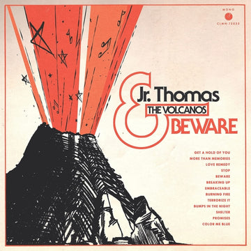 JR. THOMAS & THE VOLCANOS | BEWARE (TRANSPARENT ORANGE VINYL) | VINYL RECORD (LP)