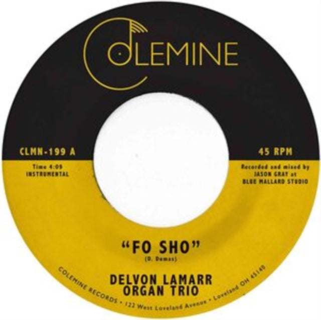 DELVON LAMARR ORGAN TRIO | FO SHO | 7IN VINYL
