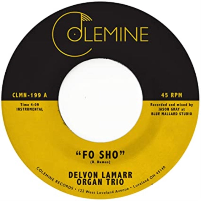DELVON LAMARR ORGAN TRIO | FO SHO (PINK 7INCH) | 7IN VINYL