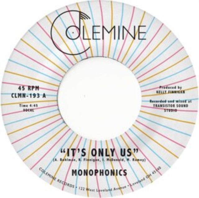 MONOPHONICS | IT'S ONLY US | 7IN VINYL