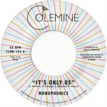 MONOPHONICS | IT'S ONLY US | 7IN VINYL
