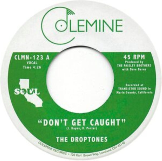 DROPTONES | DON'T GET CAUGHT / YOUNGBLOOD (IRISH GREEN VINYL) | 7IN VINYL