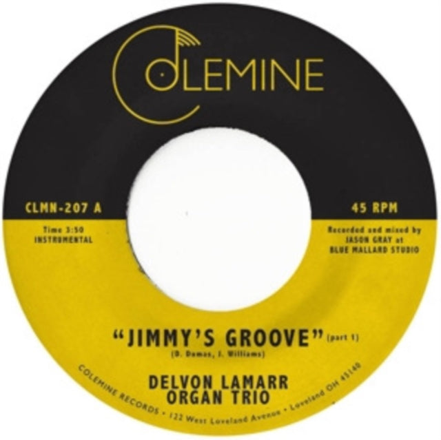 DELVON LAMARR ORGAN TRIO | JIMMY'S GROOVE | 7IN VINYL