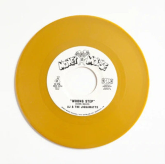 AJ & THE JIGGAWATTS | WRONG STEP B/W KARMA IS A BITCH (GOLD VINYL) | 7IN VINYL
