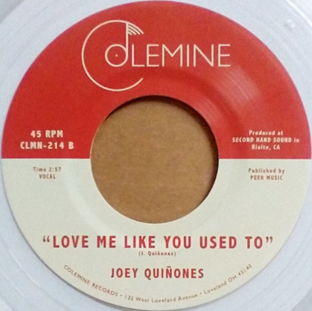 QUINONES, JOEY | THERE MUST BE SOMETHING (CLEAR 7INCH) | 7IN VINYL