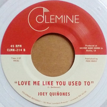 QUINONES, JOEY | THERE MUST BE SOMETHING (CLEAR 7INCH) | 7IN VINYL