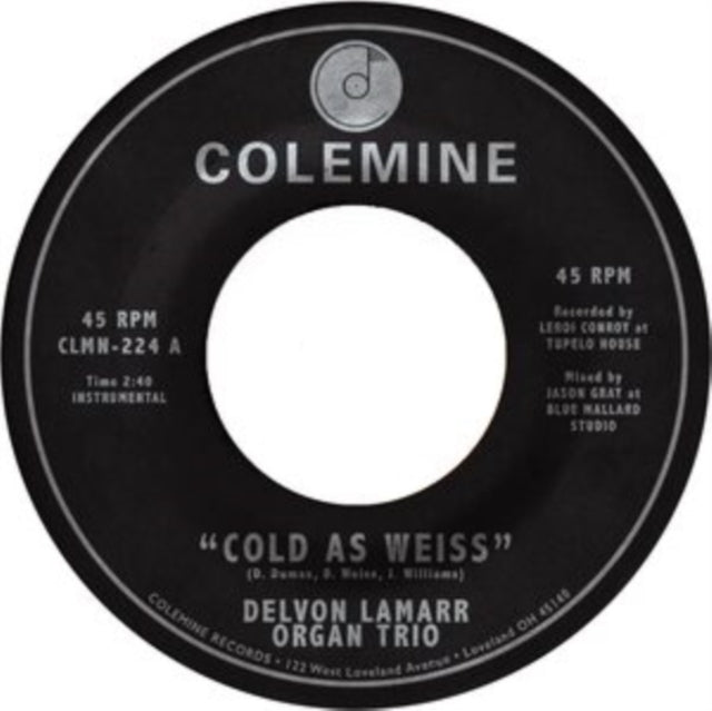 LAMARR, DELVON ORGAN TRIO | COLD AS WEISS / FRIED SOUL | 7IN VINYL