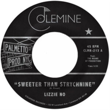LIZZIE NO & BEN PIRANI | SWEETER THAN STRYCHNINE / STOP BOTHERING ME (OPAQUE RED 7INCH) | 7IN VINYL