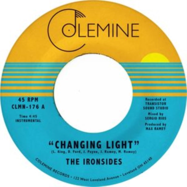 IRONSIDES | CHANGING LIGHT / SOMMER (OPAQUE BLUE VINYL) | 7IN VINYL