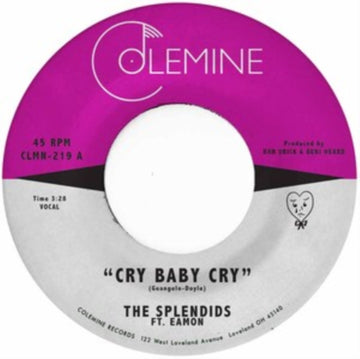 SPLENDIDS & EAMON | CRY BABY CRY / BLAME MY HEART | 7IN VINYL