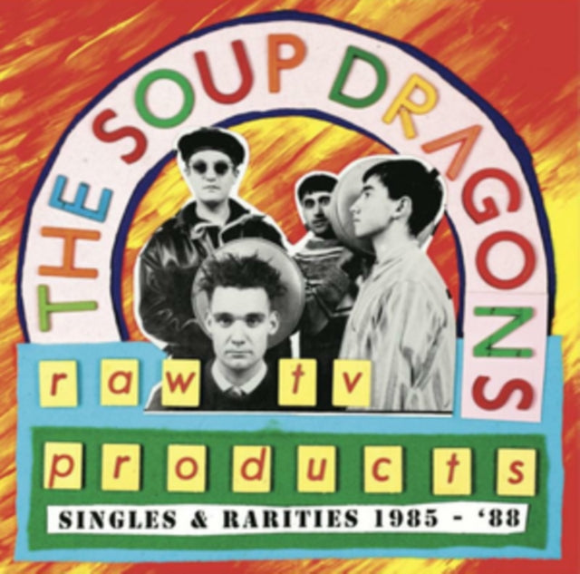 SOUP DRAGONS | RAW TV PRODUCTS - SINGLES & RARITIES 1985-88 (RED VINYL) | VINYL RECORD (LP)