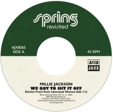 WE GOT TO HIT IT OFF (DEMETRI PARIS LIBERATED WOMAN MIX) / LOVE CONTEST (DAVE LEE MINI DISCO MIX) | 7IN VINYL