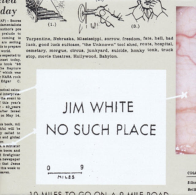 WHITE, JIM | NO SUCH PLACE | VINYL RECORD (LP)