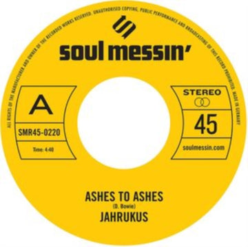 JAHRUKUS | ASHES TO ASHES B/W ISLAND GIRL | 7IN VINYL