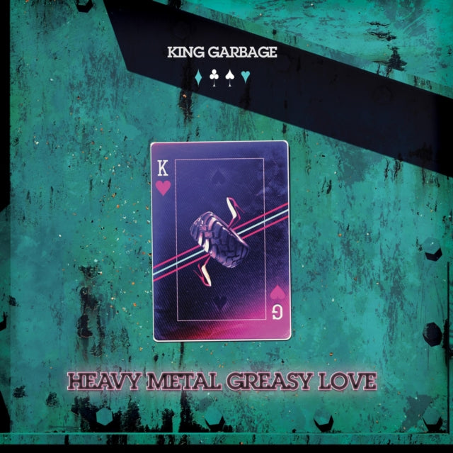 KING GARBAGE | HEAVY METAL GREASY LOVE (PINK VINYL) | VINYL RECORD (LP)