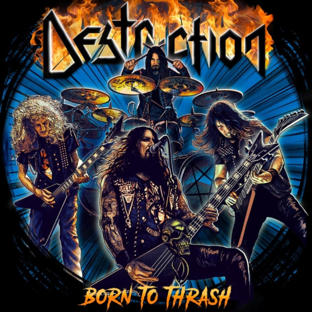 DESTRUCTION | BORN TO THRASH (LIVE IN GERMANY) (X) (2LP) | VINYL RECORD (LP)