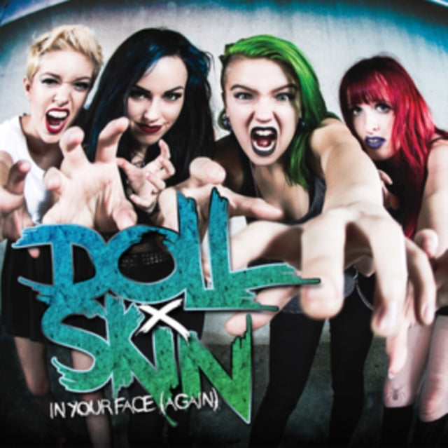 DOLL SKIN | IN YOUR FACE AGAIN (RED VINYL) | VINYL RECORD (LP)