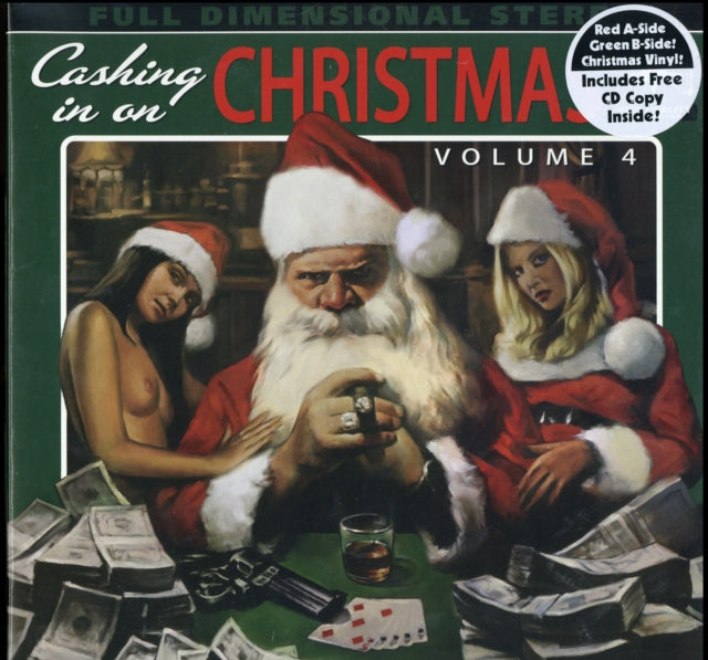 VARIOUS ARTISTS | CASHING IN ON CHRISTMAS 4 (LP/CD) | VINYL RECORD (LP)