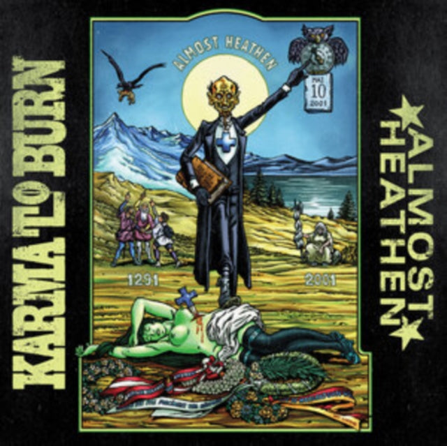 KARMA TO BURN | ALMOST HEATHEN (COLOR VINYL) | VINYL RECORD (LP)