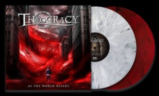 THEOCRACY | AS THE WORLD BLEEDS (WHITE/BLACK MARBLE BLOOD RED VINYL) | VINYL RECORD (LP)