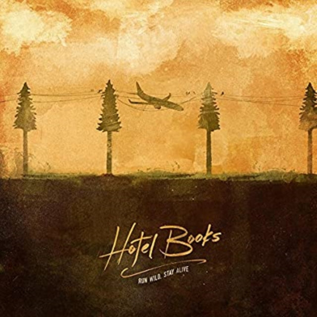 HOTEL BOOKS | RUN WILD, STAY ALIVE (BROWN VINYL) | VINYL RECORD (LP)