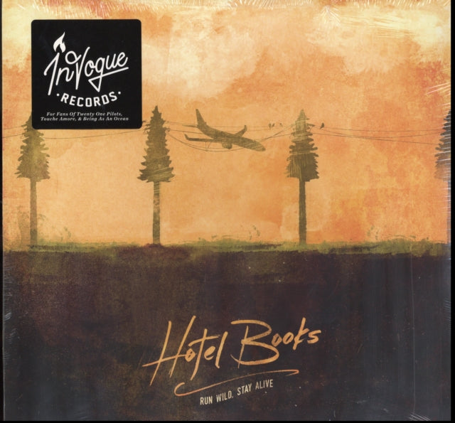 HOTEL BOOKS | RUN WILD, STAY ALIVE (YELLOW VINYL) | VINYL RECORD (LP)