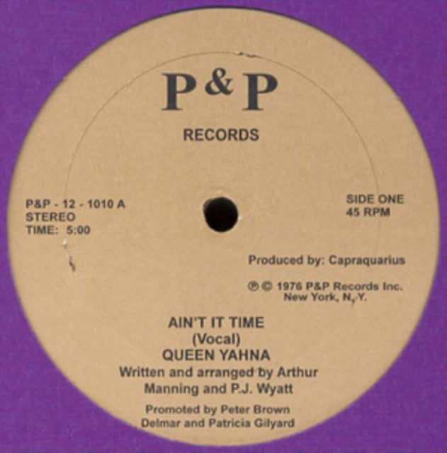 QUEEN YAHNA | AIN'T IT TIME | 7IN VINYL