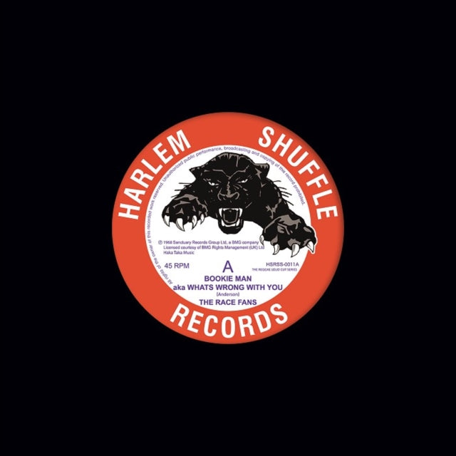 RACE FANS | BOOKIE MAN (AKA WHAT'S WRONG WITH YOU) / BOOKIE MAN (ORIGINAL VERSION) | 7IN VINYL