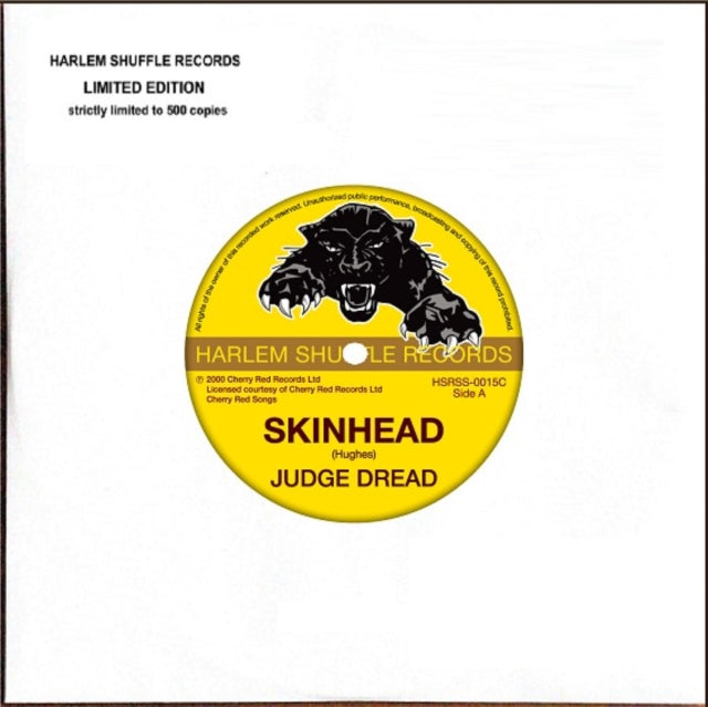 JUDGE DREAD | SKINHEAD / THE BELLE OF SNODLAND TOWN | 7IN VINYL