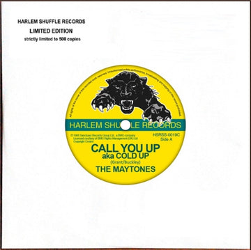 MAYTONES | CALL YOU UP/BARRABUS | 7IN VINYL