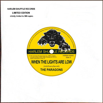 PARAGONS | WHEN THE LIGHTS ARE LOW/I WANT TO GO BACK | 7IN VINYL