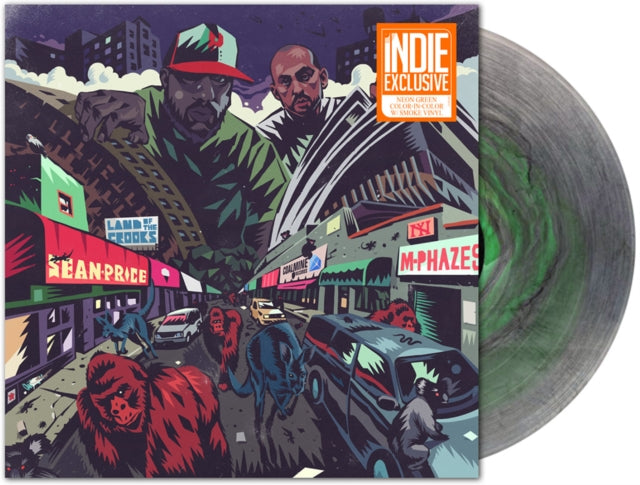 PRICE, SEAN & M-PHAZES | LAND OF THE CROOKS (NEON GREEN COLOR-IN-COLOR W/ SMOKE VINYL) (RSD ESSENTIAL) | VINYL RECORD (LP)