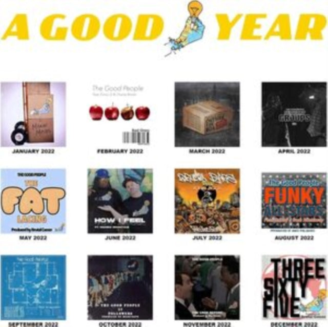 GOOD PEOPLE | GOOD YEAR (OPAQUE DUCKIE YELLOW VINYL) | VINYL RECORD (LP)